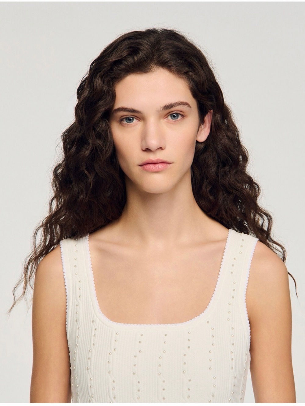 SANDRO PARIS Beaded Knit Mini Dress - Picture 4 of 5